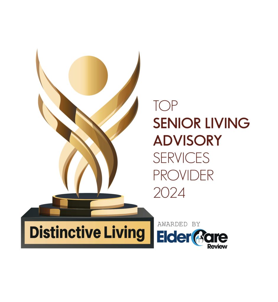 trophy image of senior living advisory services provider 2024